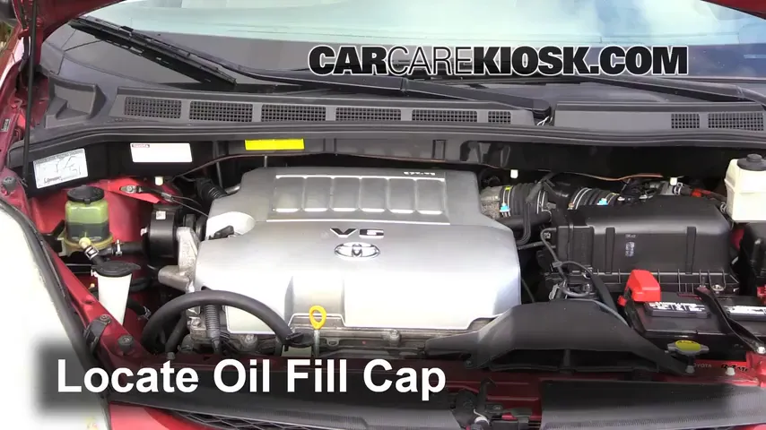 2008 Toyota Sienna CE 3.5L V6 Mini Passenger Van Oil